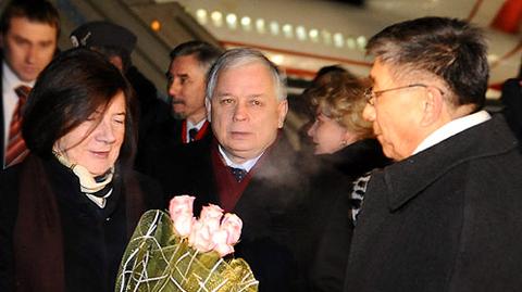 Kumys mi smakował - mówił prezydent Kaczyński.