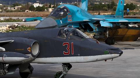 Nalot rosyjskiego bombowca Su-24 w Syrii