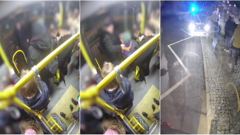 Kierowca autobusu obronił chłopca przed agresywnym pasażerem