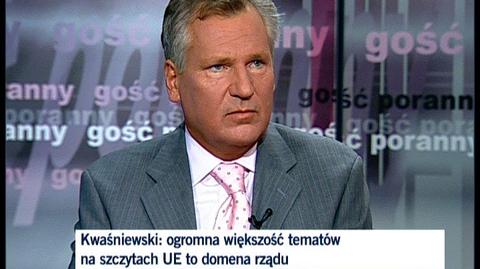 Kwaśniewski chwali Kaczyńskiego