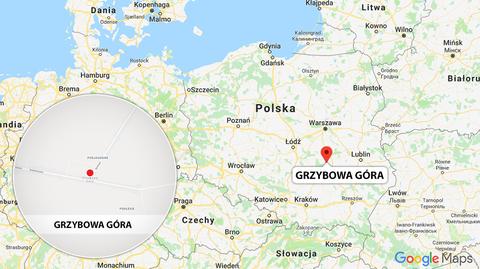 Zwłoki mężczyzny odnaleziono w miejscowości Grzybowa Góra (Świętokrzyskie)