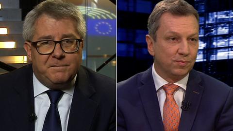 Ryszard Czarnecki i Andrzej Halicki o debacie nt. Polski w PE