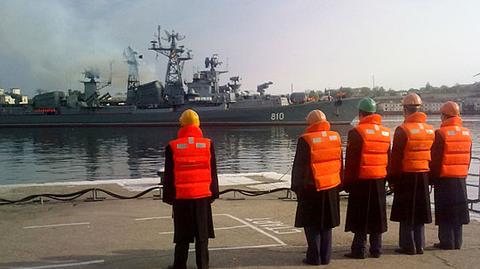Rosyjski okręt patrolowy "Smietliwyj" przybił do brzegu Syrii