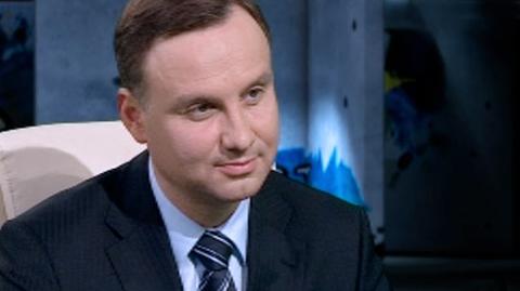 Andrzej Duda o krzyżu spod Pałacu