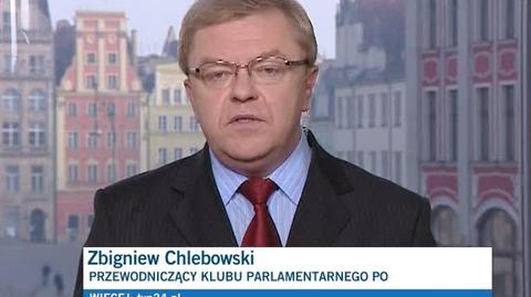 Chlebowski: Winni nie są dziennikarze, ale politycy.