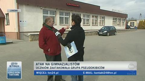 "Ci bandyci walili w tył głowy" (TVN24)