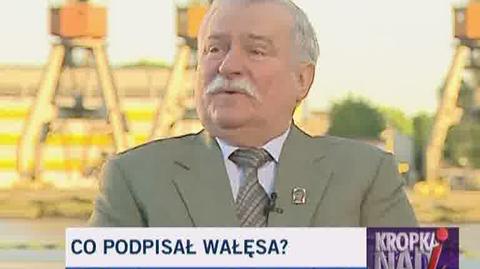 Co podpisywał Lech Wałęsa?