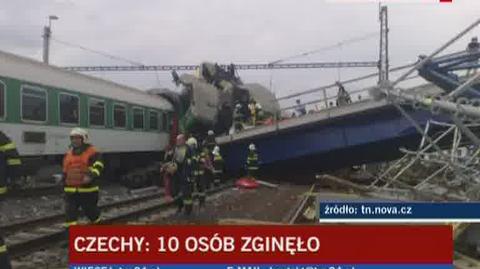 Czeski dziennikarz informuje: "To jedna z największych katastrof kolejowych w naszej historii"
