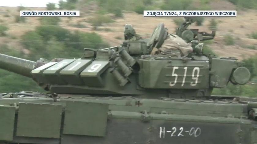 Czołgi zmierzają w stronę Ukrainy