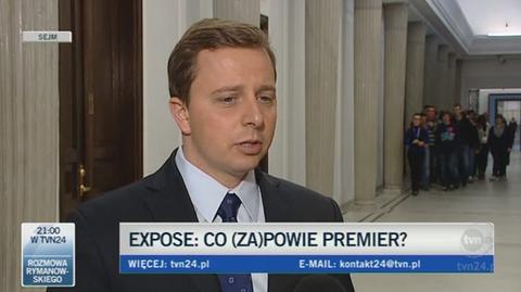 Dariusz Joński o stanowisku SLD (TVN24)