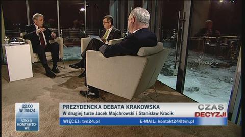 Debata rywali w wyborach na prezydenta Krakowa (TVN24)