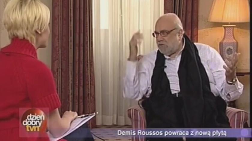 Demis Roussos rozmawia z Magdą Mołek