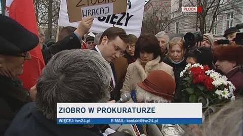 Demonstracja poparcie dla Zbigniewa Ziobry