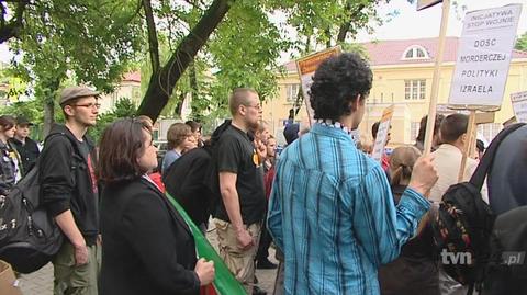 Demonstracja w Warszawie (TVN24)