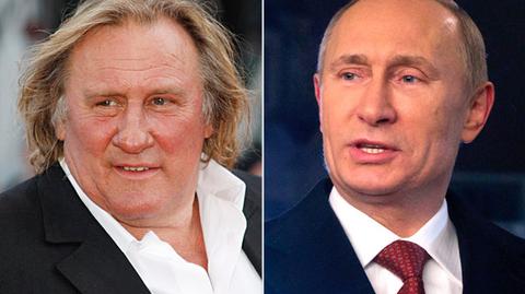Depardieu jest już Rosjaninem. Dostał obywatelstwo od Putina