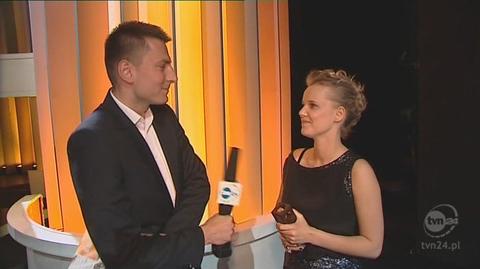 Dlaczego Gdynia jest szczęśliwa dla Joanny Kulig? (TVN24)