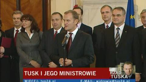 Donald Tusk chwali się swoim rządem