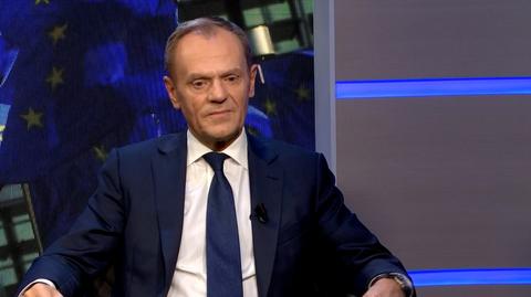 Donald Tusk, new chief of the EPP, in an interview for TVN24