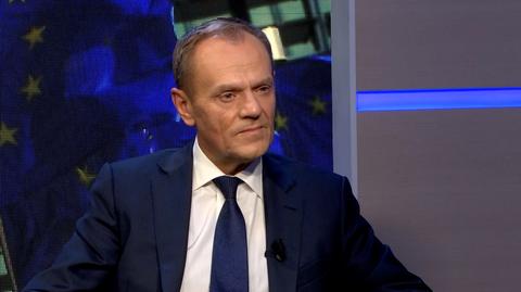 Donald Tusk, new chief of the EPP, in an interview for TVN24