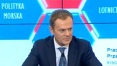 Donald Tusk: Nie zmieniamy stanowiska co do sankcji wobec Białorusi (TVN24)