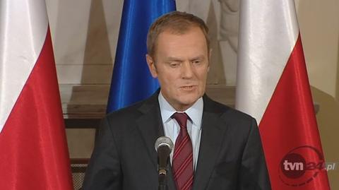 Donald Tusk o ataku na biuro poselskie PiS