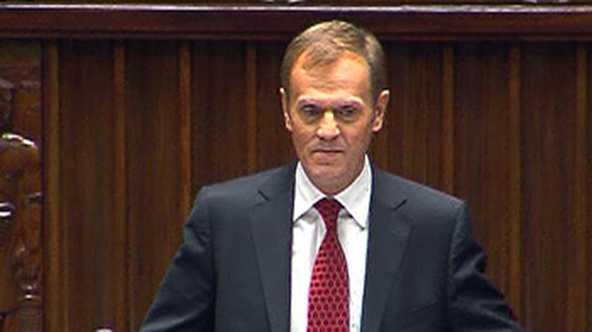 Donald Tusk o walce z przestępczością