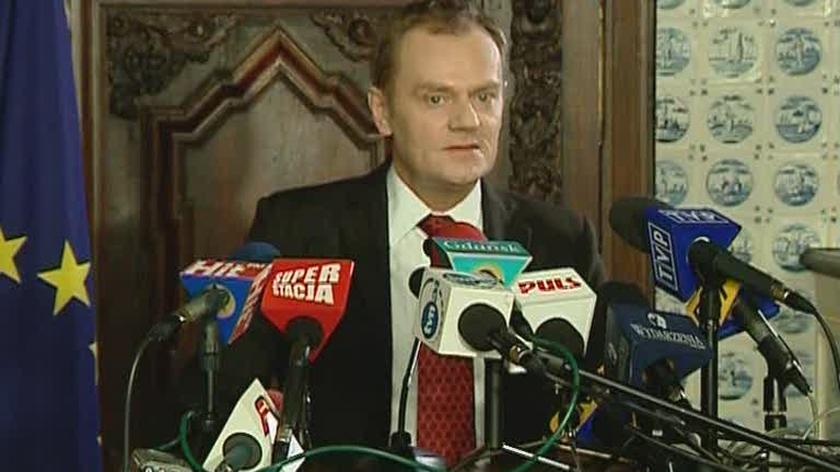 Donald Tusk po spotkaniu z prezydentem