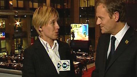 Donald Tusk w wywiadzie dla TVN24 (tvn24/Inga Rosińska)