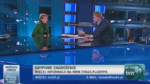 Dr Grażyna Cholewińska: Z powodu grypy niedługo może zabraknąć tych, którzy mają leczyć