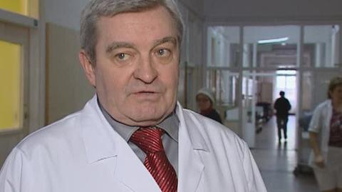 Dr Włodzimierz Wiśniewski z warszawskiego szpitala na Lindleya