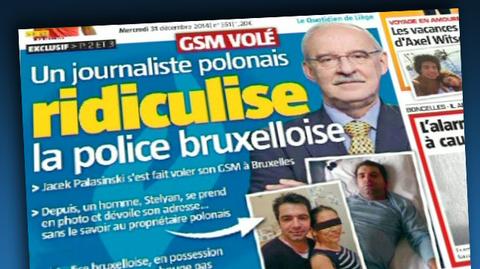 Drugie życie telefonu Jacka Pałasińskiego w belgijskiej prasie 