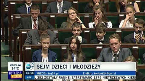 Dzieci opanowały Sejm