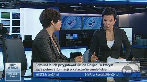 Dziennikarka Joanna Komolka o śledztwie (TVN24)