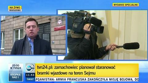 Dziennikarz śledczy tvn24.pl o osobach zwerbowanych przez zamachowca
