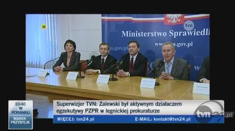 Dziennikarze: Prokurator kłamał zdanie po zdaniu/TVN24