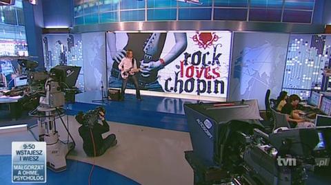 "Etiuda rewolucyjna" Chopina w aranżacji rockowej (TVN24)