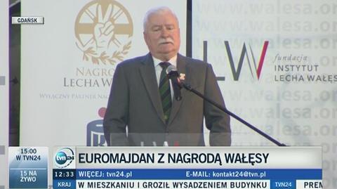 Euromajdan z Nagrodą Lecha Wałęsy
