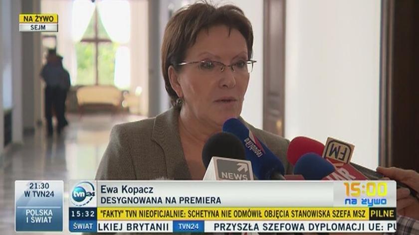Ewa Kopacz spotkała się już ze wszystkimi ministrami