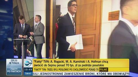 "Fakty" TVN: Bohaterowie afery madryckiej chcą zwrócić ponad 70 tys. zł za zagraniczne wyjazdy
