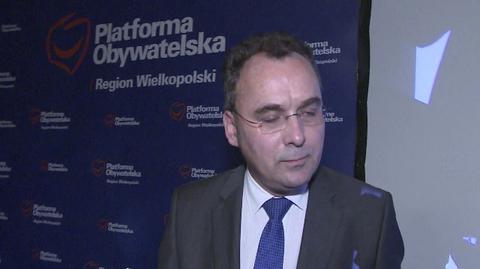 Filip Kaczmarek po wybraniu go na przewodniczącego PO w Poznaniu