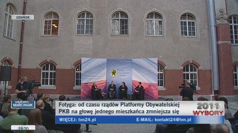 Fotyga dała Nowakowi prezent (TVN24)