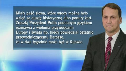 Fragment wywiadu Radosława Sikorskiego dla "Gazety Wyborczej"