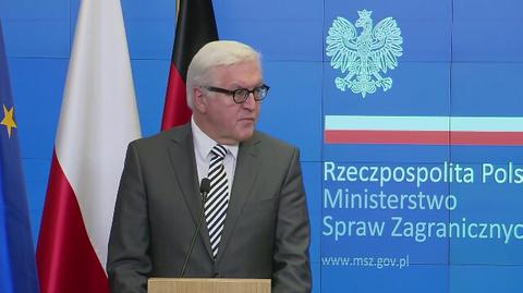 Frank-Walter Steinmeier odwiedził w czwartek Warszawę 