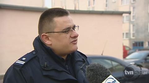 Gdański policjant o przebiegu wydarzeń (TVN24)