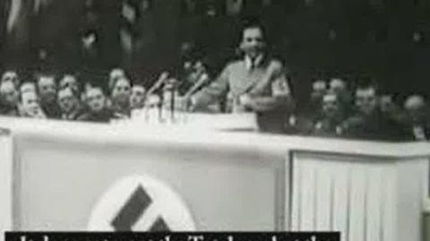 Goebbelsa mowa o "totalnej wojnie"