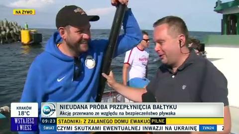 Gołębiowski zapowiada, że raz jeszcze spróbuje przepłynąć Bałtyk 