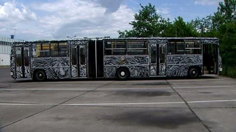 Graffiti bus we Wrocławiu