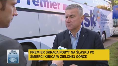 Graś: Premier wróci na Śląsk