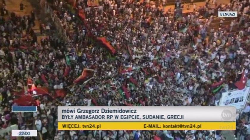 Grzegorz Dziemidowicz, były ambasador Polski w krajach arabskich o sytuacji w Libii (TVN24)