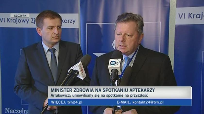 Grzegorz Kucharewicz o proteście aptekarzy (TVN24)